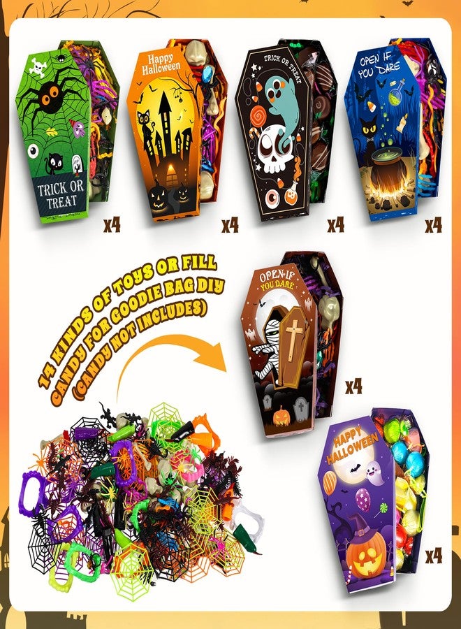 spring flower SpringFlower 269Pcs Halloween Party Favors Bulk, Halloween Party Supplies, Goodie Bags Stuffers, Halloween-Themed Toys for Trick or Treat Classroom Prizes Gifts for Kids - Image 4
